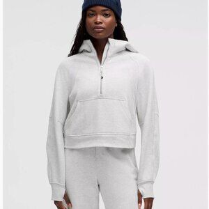 lululemon Scuba Oversized Half-Zip Hoodie XS/S | Heathered Ultra Light Grey